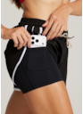SHORT DE CORRIDA SPORTY - PRETO