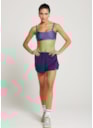 SHORT DE CORRIDA TIME BRANCO