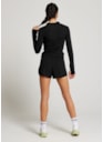 SHORT DE CORRIDA TIME PRETO