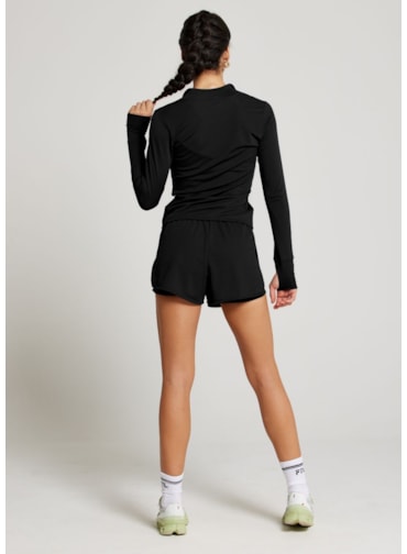 SHORT DE CORRIDA TIME PRETO