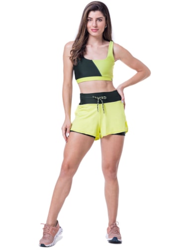 SHORT DE CORRIDA TOGETHER CITRUS