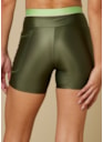 SHORT LATINA VERDE MILITAR