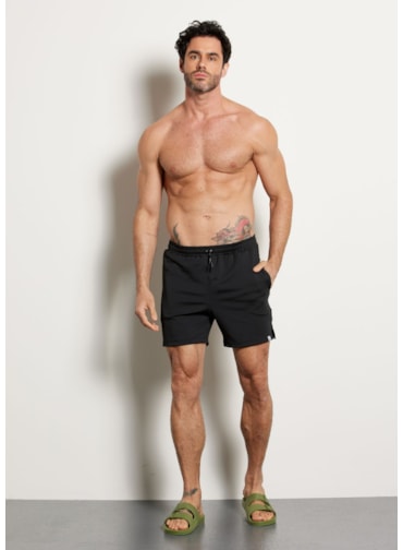 SHORT MASCULINO COM BOLSO POWER GYM PRETO