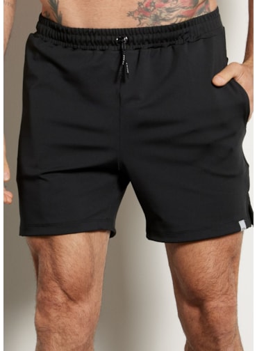 SHORT MASCULINO COM BOLSO POWER GYM PRETO