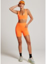 SHORT RUNNER LARANJA NEON