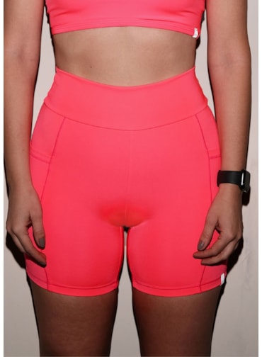 SHORT RUNNER ROSA NEON