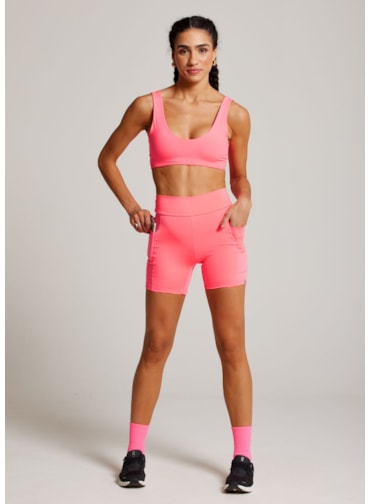 SHORT RUNNER ROSA NEON