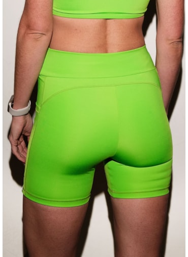 SHORT RUNNER VERDE NEON