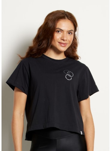 T SHIRT ALGODÃO FOCUS PRETO
