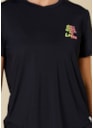 T-SHIRT LA PLAYA PRETO