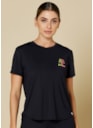 T-SHIRT LA PLAYA PRETO