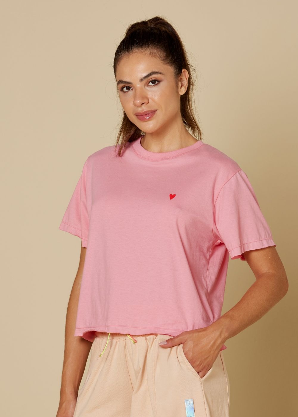 T-SHIRT LATINA POWER ROSA