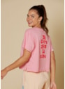 T-SHIRT LATINA POWER ROSA