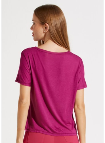 T-SHIRT TENDANCE FUCHSIA