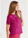 T-SHIRT TENDANCE FUCHSIA