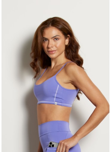 TOP ALÇA FINA FLOW VL ROXO