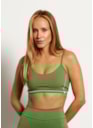 TOP ALÇA FINA FLOW VL VERDE