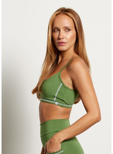 TOP ALÇA FINA FLOW VL VERDE