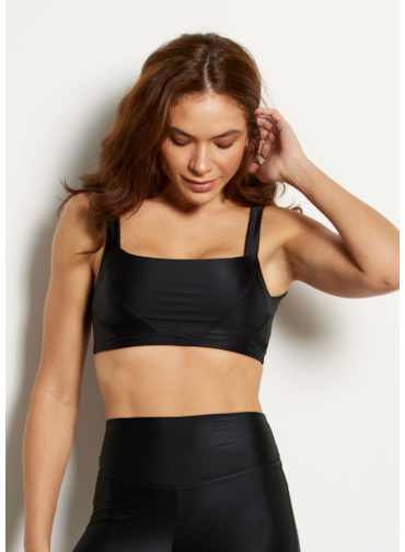 TOP ALÇA LARGA FOCUS ATK PRETO