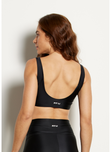 TOP ALÇA LARGA FOCUS ATK PRETO