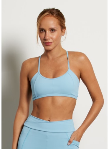 TOP ALÇAS CRUZADAS GROW NG AZUL CÉU