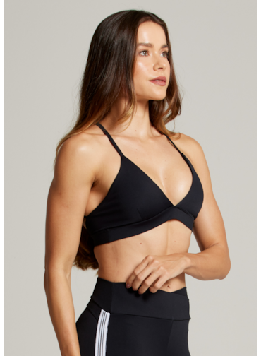 TOP ALÇAS CRUZADAS SPORT FIT AR - PRETO