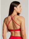 TOP ALÇAS CRUZADAS SPORT FIT AR - VERMELHO