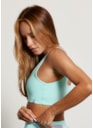 TOP ALÇAS LARGAS RUN AZUL CLARO