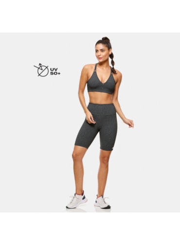 TOP BORDADO MESCLA ESCURO