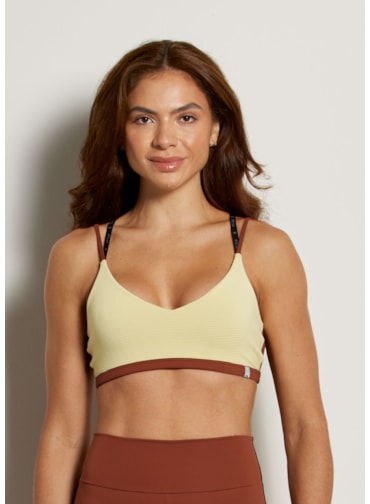 TOP CANELADO AGILITY TX AMARELO
