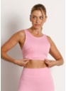 TOP CANELADO BOLSO JOG TX ROSA