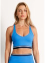 TOP COM BOLSO FAST AR AZUL