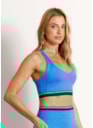 TOP COM BOLSO FAST AR AZUL