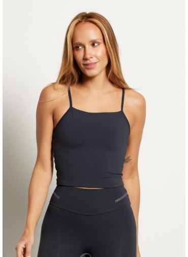 TOP CROPPED ALÇAS REGULAVEIS SOFT NG PRETO