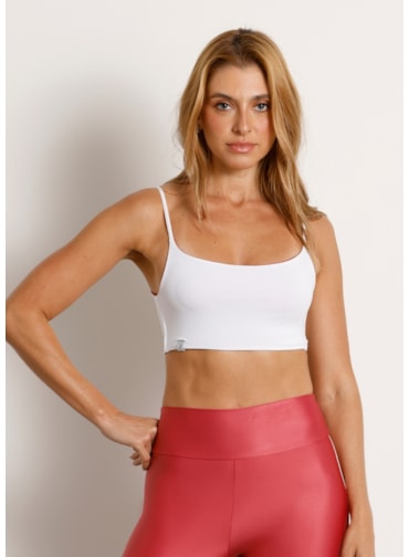 TOP DUPLA FACE HEAT ATK ROSA ESCURO / BRANCO