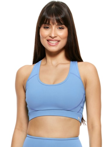 TOP HYPER FIT TOP AZUL BEBE