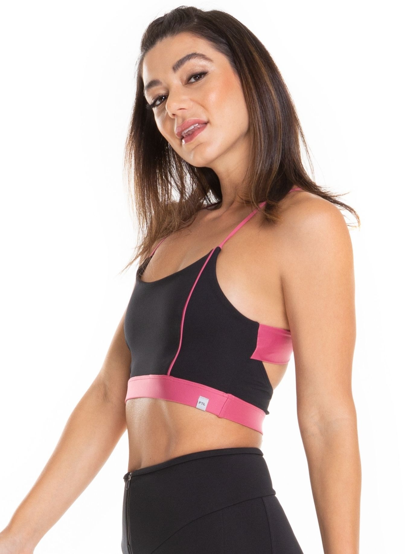 TOP SEAMLESS ADAPTIVE PRETO - FITLI