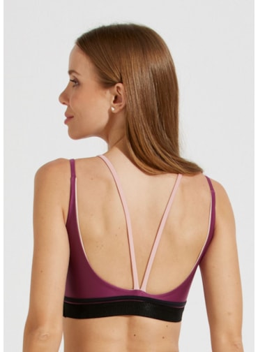 TOP VIVEZ ROSA VIOLETA