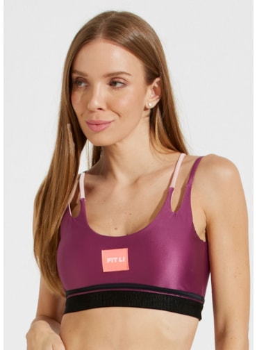TOP VIVEZ ROSA VIOLETA