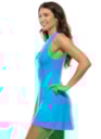 VESTIDO COLORBLOCK AZUL