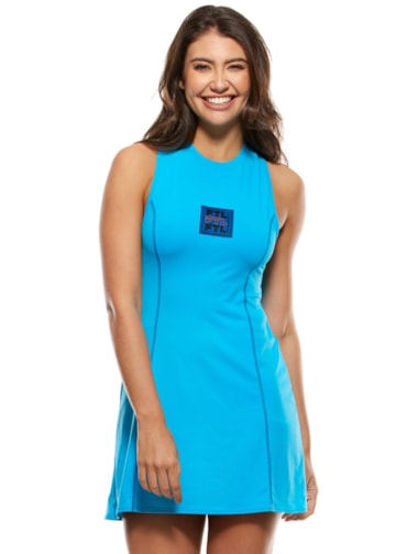 VESTIDO COLORBLOCK AZUL